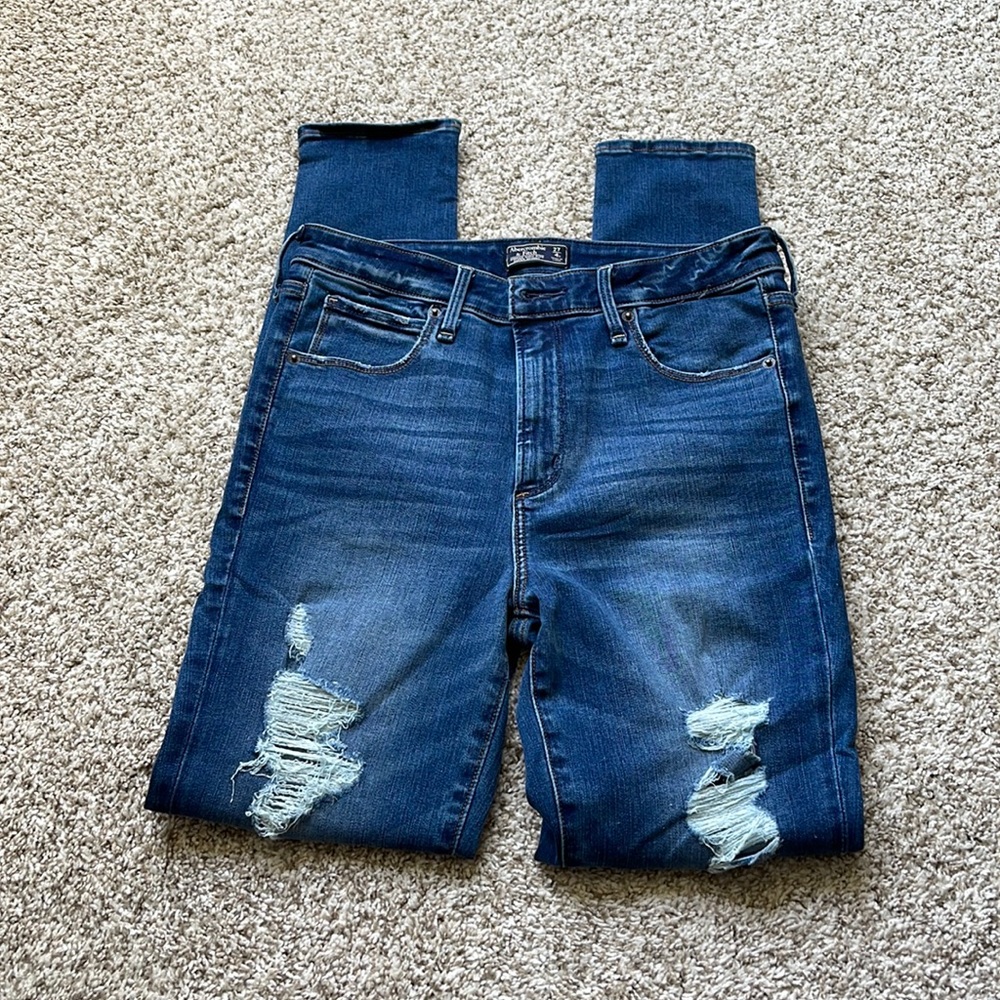 Abercrombie & Fitch Simone High Rise Super Skinny Jeans 27/R